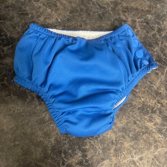 I Play UPF 50 Blue Button Swim‎ Bottom Baby Size 12M - Picture 1 of 4